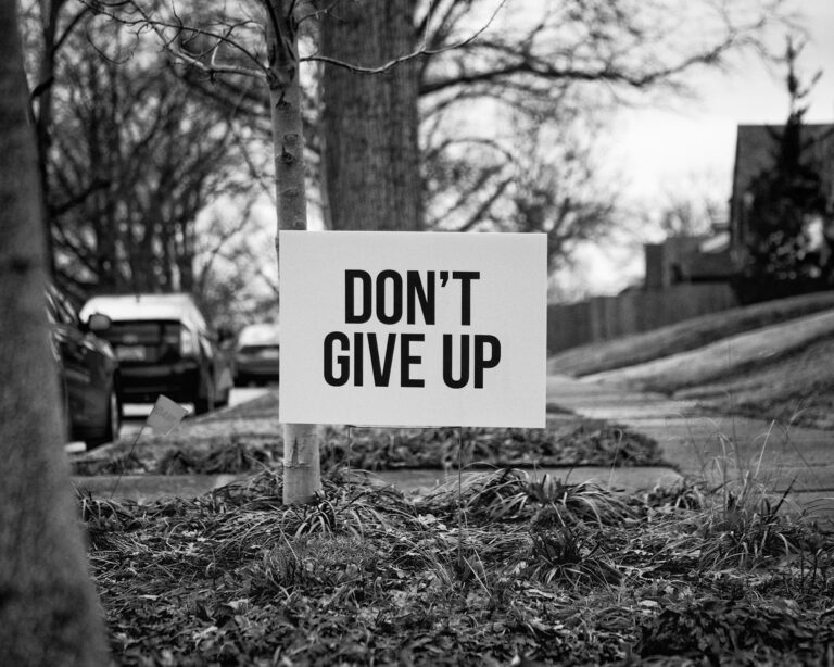 biblical quotes on not giving up